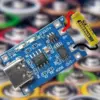 Carregador de baterias 18650 com chip TP4056