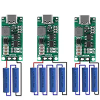 Carregador baterias 18650 lithium step-up