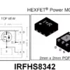 Mosfet IRFHS8342 para picofly e hwfly - Imagem 2